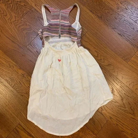 Roxy open back flowy tribal top summer dress, XS - Picture 2 of 2